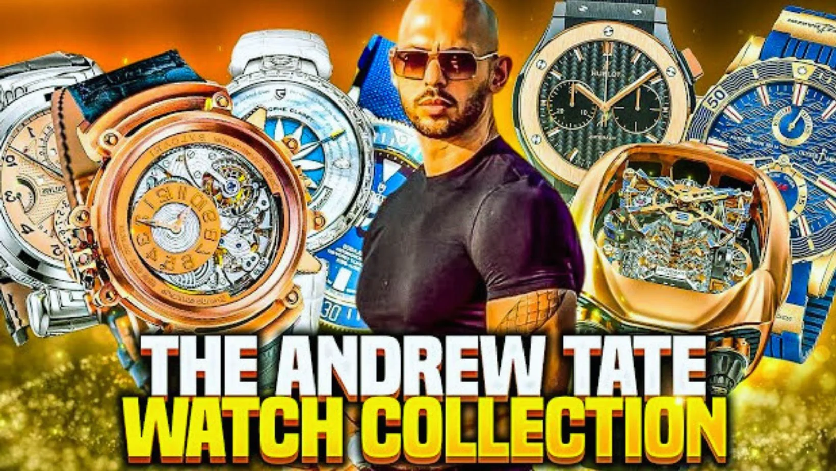 Inside Andrew Tate Watch Collection That Includes A Million-Dollar Watch